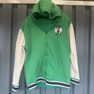 Ultra Game Boston Celtics Above The Rim Full Zip Hoodie NBA Mens M